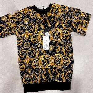 Versace Black and Gold Kids Sweatshirt